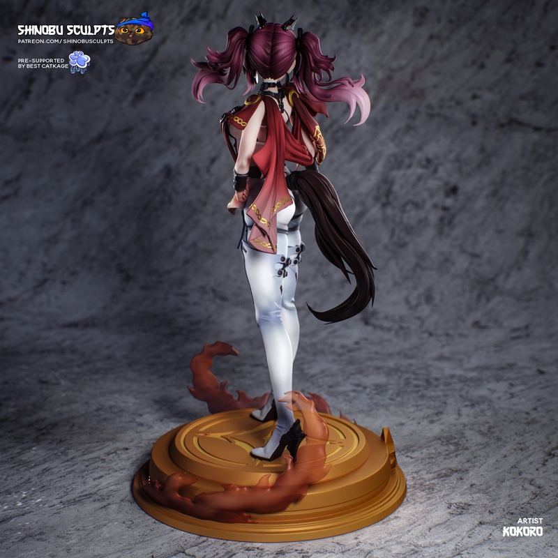 神无雕刻 — Lupa — 高 fantasy 动漫 3D打印模型|Shinobu Sculpts – Lupa – Anime High-Fantasy – 3D Print Model