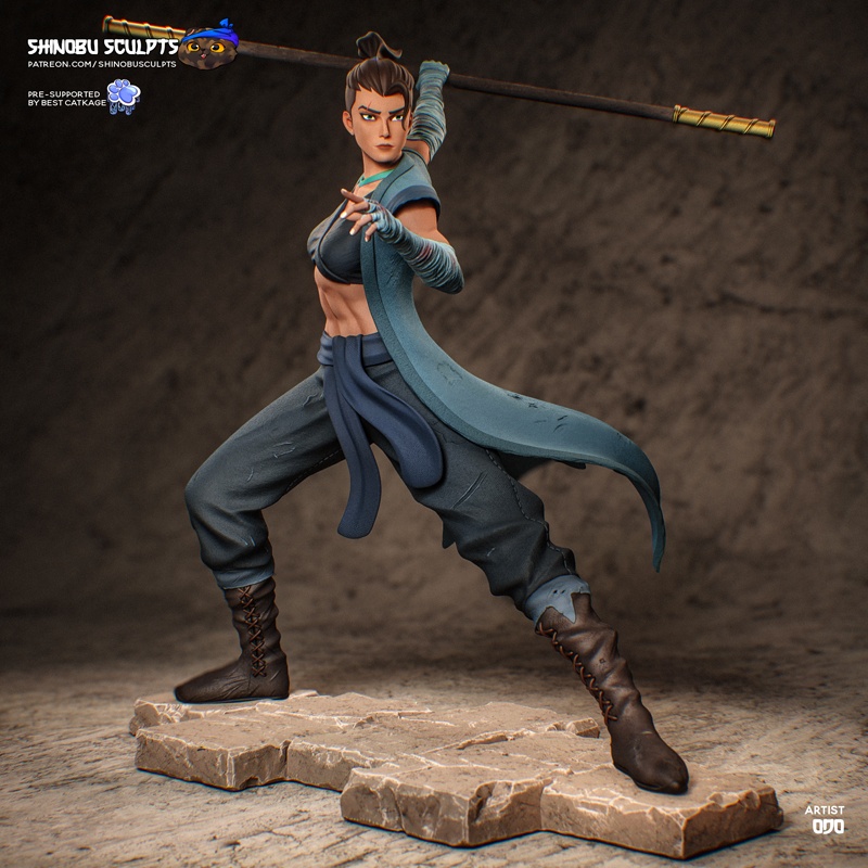 贝欧格·利涅特 3D打印模型|Shinobu Sculpts – Beauregard Lionett – Critical Role – 3D Print Model