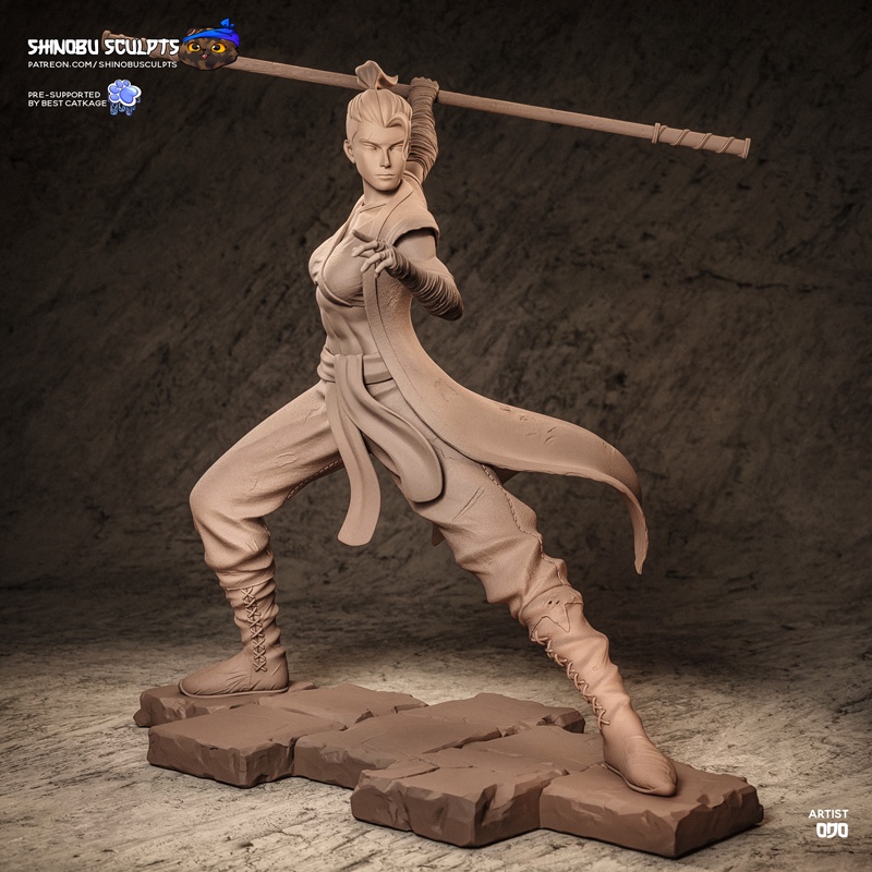 贝欧格·利涅特 3D打印模型|Shinobu Sculpts – Beauregard Lionett – Critical Role – 3D Print Model