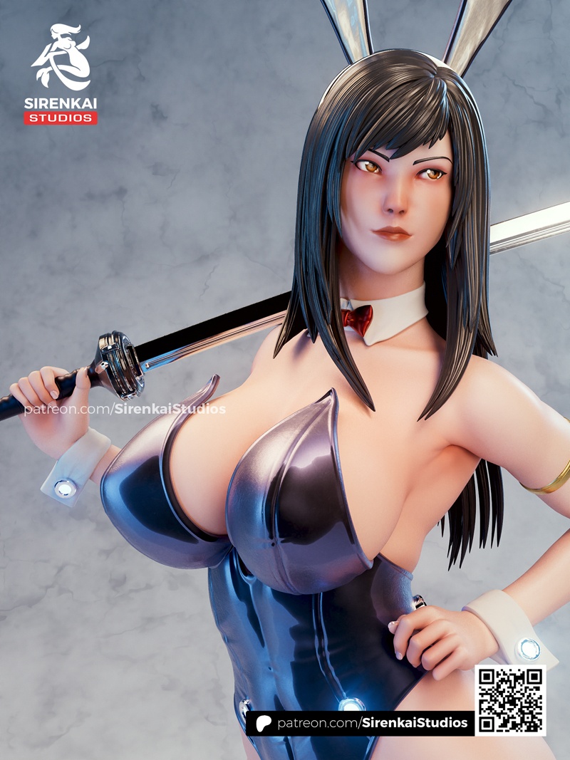 Sirenkai Studios旗下《Gantz》角色Reika Shimohara 3D打印模型|Sirenkai Studios – Reika Shimohara – Gantz – 3D Print Model