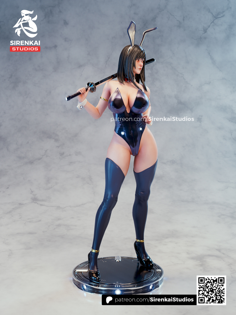 Sirenkai Studios旗下《Gantz》角色Reika Shimohara 3D打印模型|Sirenkai Studios – Reika Shimohara – Gantz – 3D Print Model