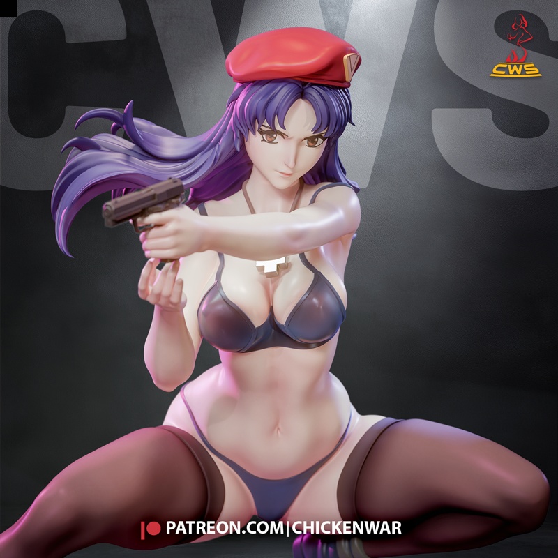 CW Studio - 进化之核 - 使徒 Misato 3D打印模型|CW Studio – Misato – Neon Genesis Evangelion – 3D Print Model
