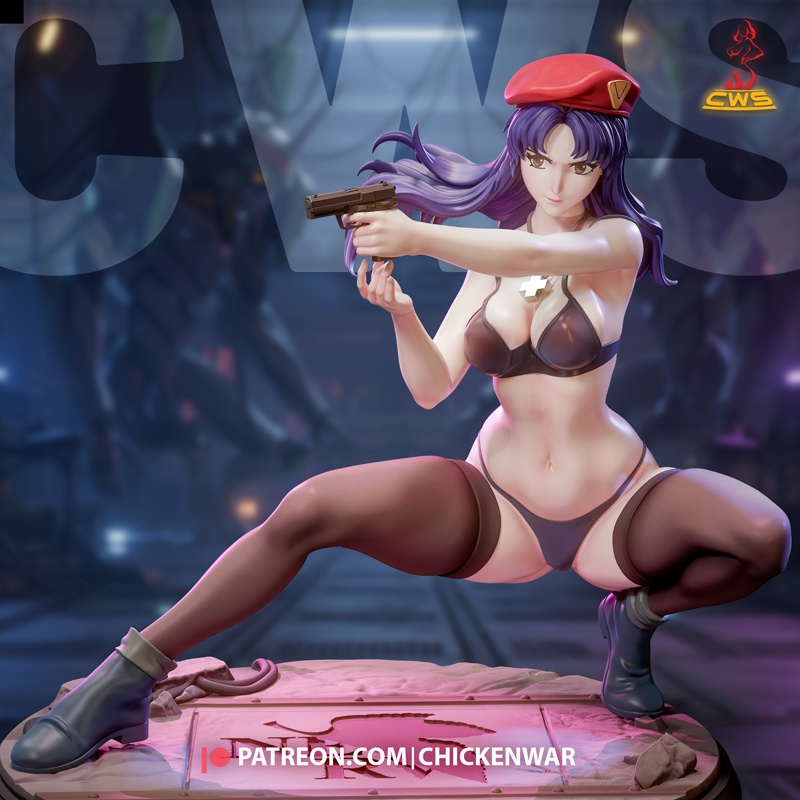 CW Studio - 进化之核 - 使徒 Misato 3D打印模型|CW Studio – Misato – Neon Genesis Evangelion – 3D Print Model