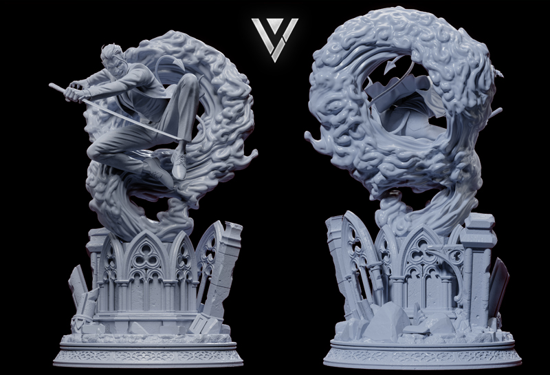 漫威漫画夜行者之父Azazel 3D打印模型|Azazel father of Nightcrawler – Marvel Comics – 3D Print Model