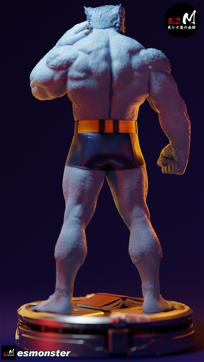 E.S.怪物—— Beast 3D打印模型|E.S Monster – Beast – 3D Print Model