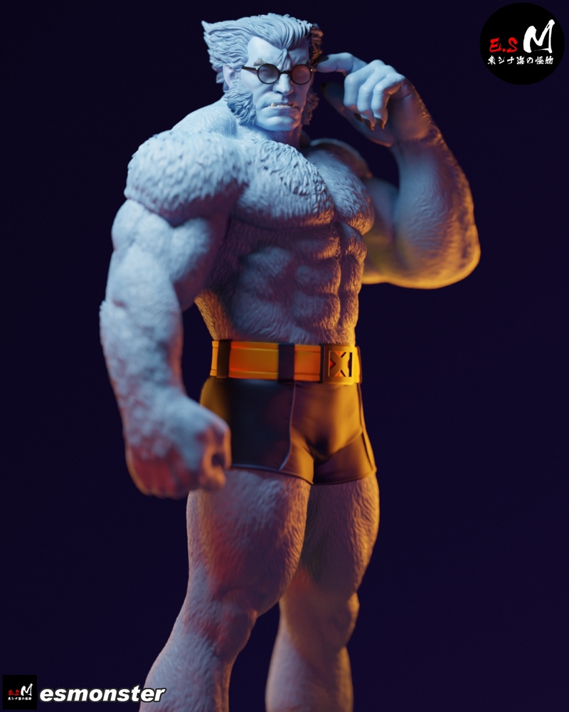 E.S.怪物—— Beast 3D打印模型|E.S Monster – Beast – 3D Print Model