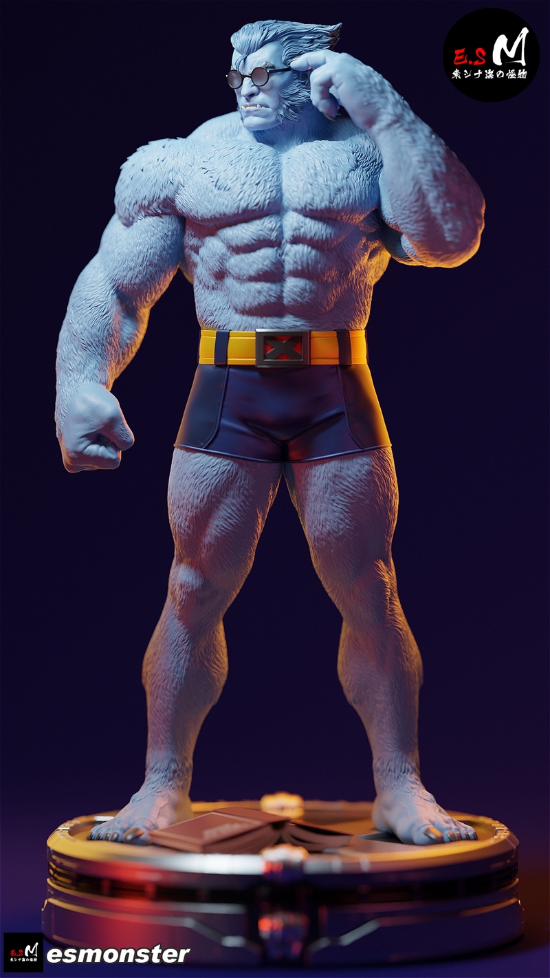 E.S.怪物—— Beast 3D打印模型|E.S Monster – Beast – 3D Print Model
