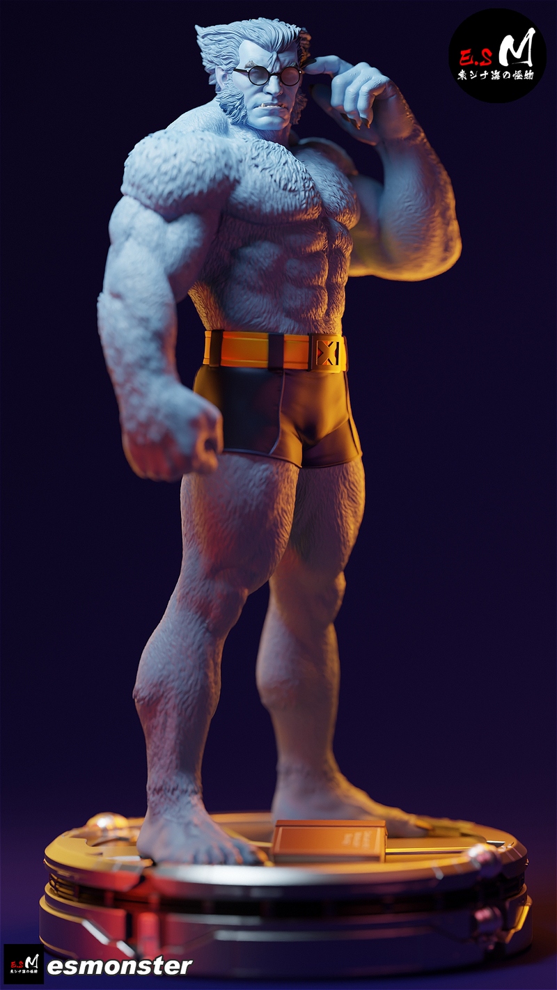 E.S.怪物—— Beast 3D打印模型|E.S Monster – Beast – 3D Print Model