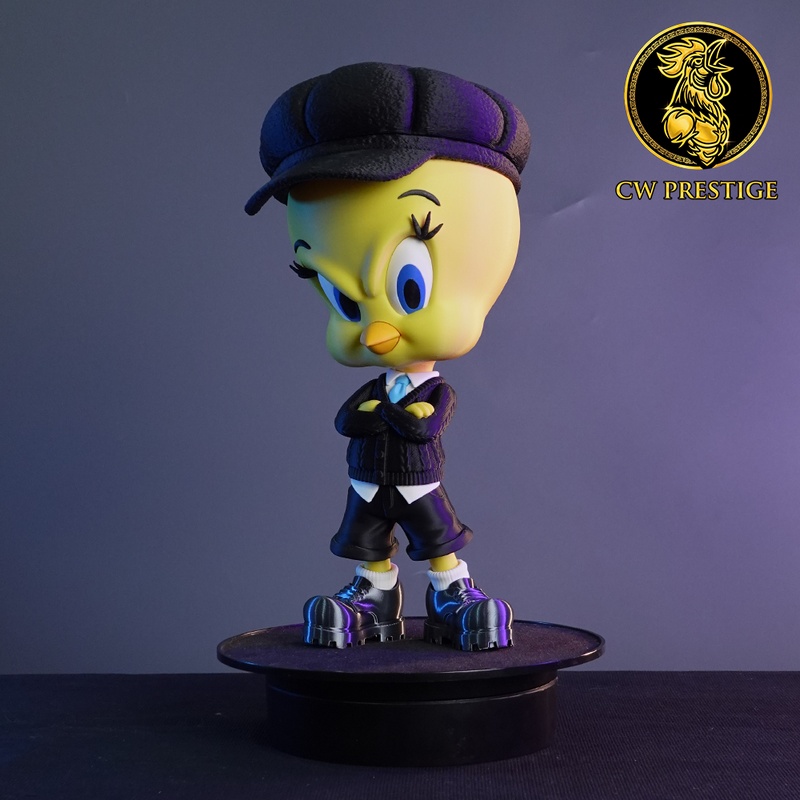 都市风潮 Tweety鸟 3D打印模型|Tweety Bird Urban Vibes – Boss Style – 3D Print Model