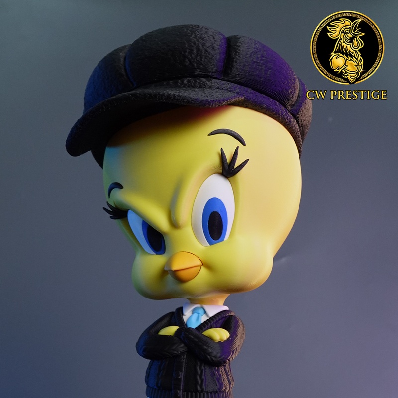 都市风潮 Tweety鸟 3D打印模型|Tweety Bird Urban Vibes – Boss Style – 3D Print Model