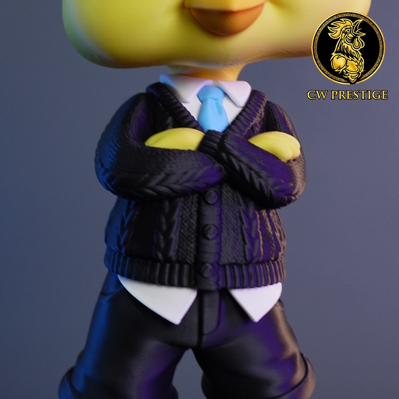 都市风潮 Tweety鸟 3D打印模型|Tweety Bird Urban Vibes – Boss Style – 3D Print Model