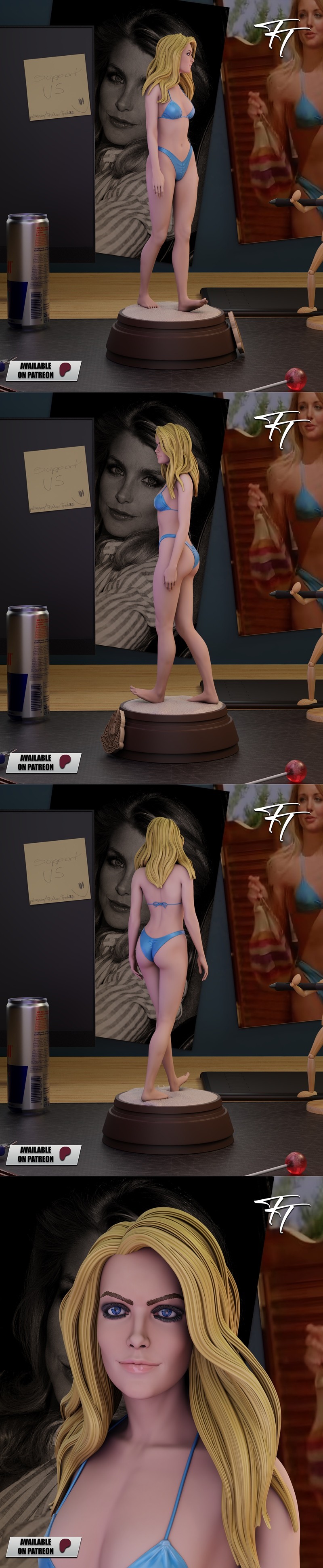 万圣节特辑 - 海瑟·托马斯 - 3D打印模型|Trick or Treat – Heather Thomas Fall Guy – 3D Print Model STL