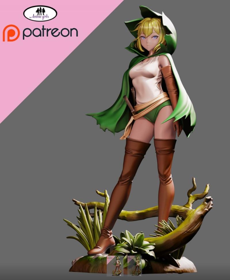 Anime Girls – Ryuu Lion – 3D Print Model STL
