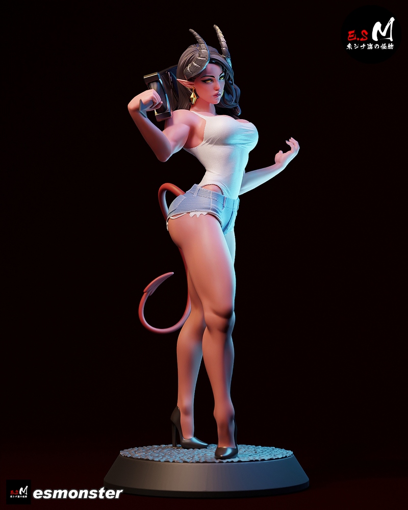 E.S.怪物 - 马莱沃拉 - 3D打印模型|E.S Monster – Malevola – Dispatch – 3D Print Model