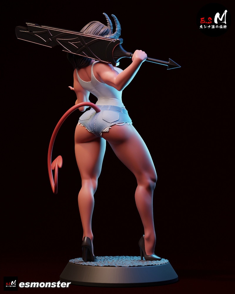 E.S.怪物 - 马莱沃拉 - 3D打印模型|E.S Monster – Malevola – Dispatch – 3D Print Model