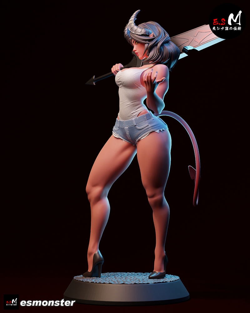 E.S.怪物 - 马莱沃拉 - 3D打印模型|E.S Monster – Malevola – Dispatch – 3D Print Model