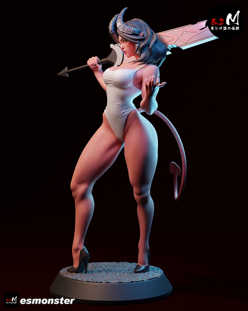 E.S.怪物 - 马莱沃拉 - 3D打印模型|E.S Monster – Malevola – Dispatch – 3D Print Model