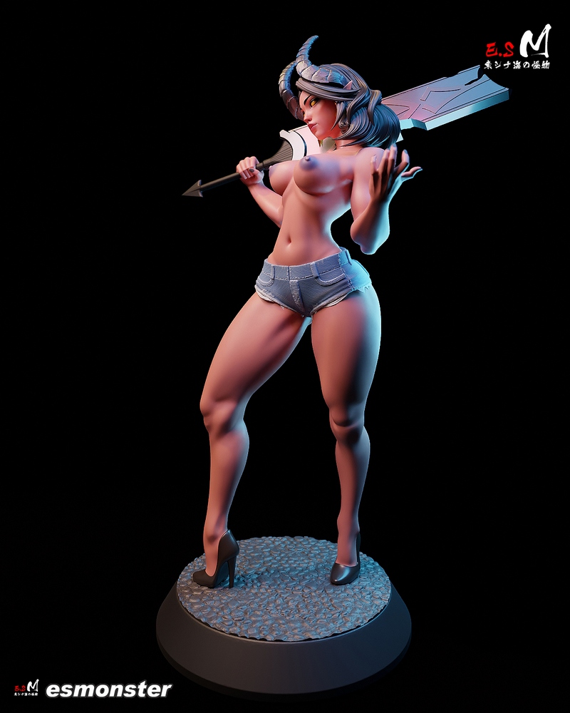 E.S.怪物 - 马莱沃拉 - 3D打印模型|E.S Monster – Malevola – Dispatch – 3D Print Model