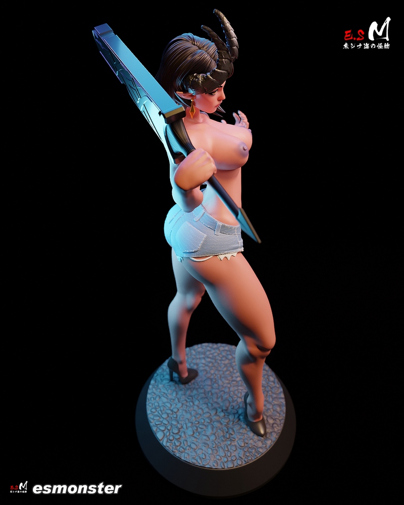 E.S.怪物 - 马莱沃拉 - 3D打印模型|E.S Monster – Malevola – Dispatch – 3D Print Model