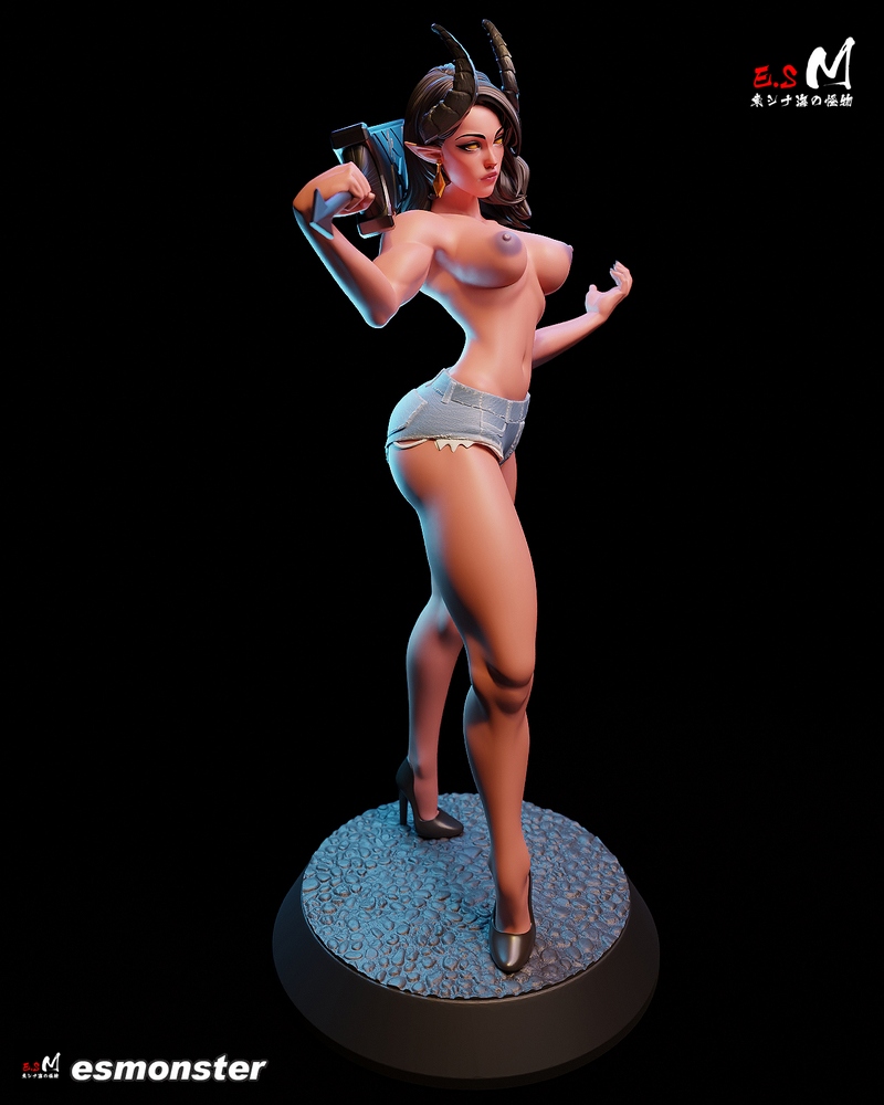 E.S.怪物 - 马莱沃拉 - 3D打印模型|E.S Monster – Malevola – Dispatch – 3D Print Model
