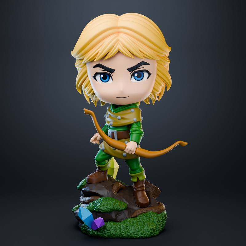 Chibi Land Figures – Hank – Dungeons and Dragons – Funko – 3D Print Model