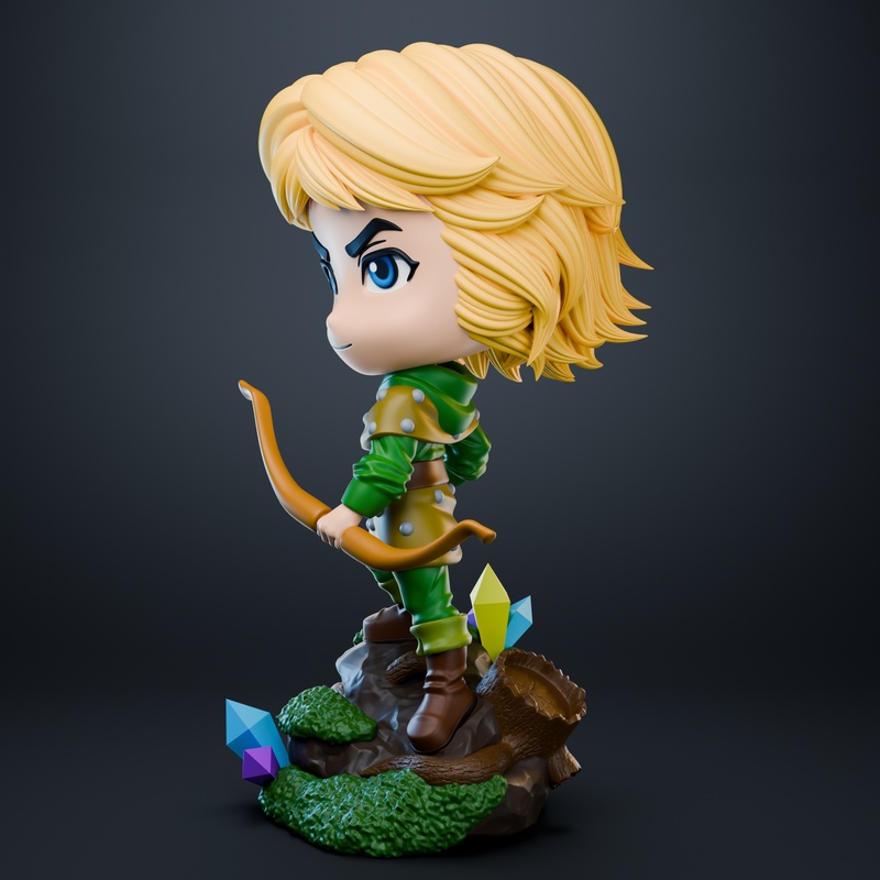 Chibi Land Figures – Hank – Dungeons and Dragons – Funko – 3D Print Model