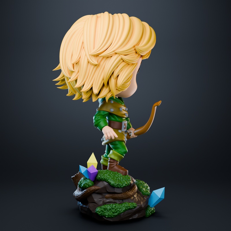 Chibi Land Figures – Hank – Dungeons and Dragons – Funko – 3D Print Model