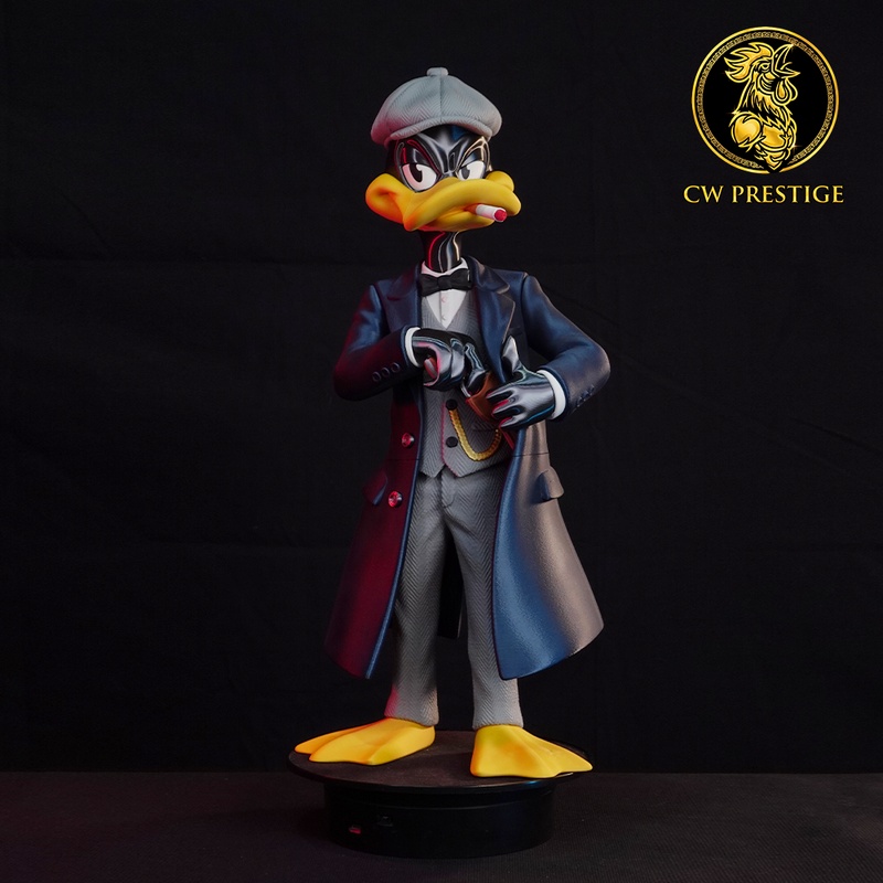 鸭嘴兽风格佩克莱盲人城市潮流3D打印模型|Daffy Duck – Peaky Blinders Urban Vibes – 3D Print Model