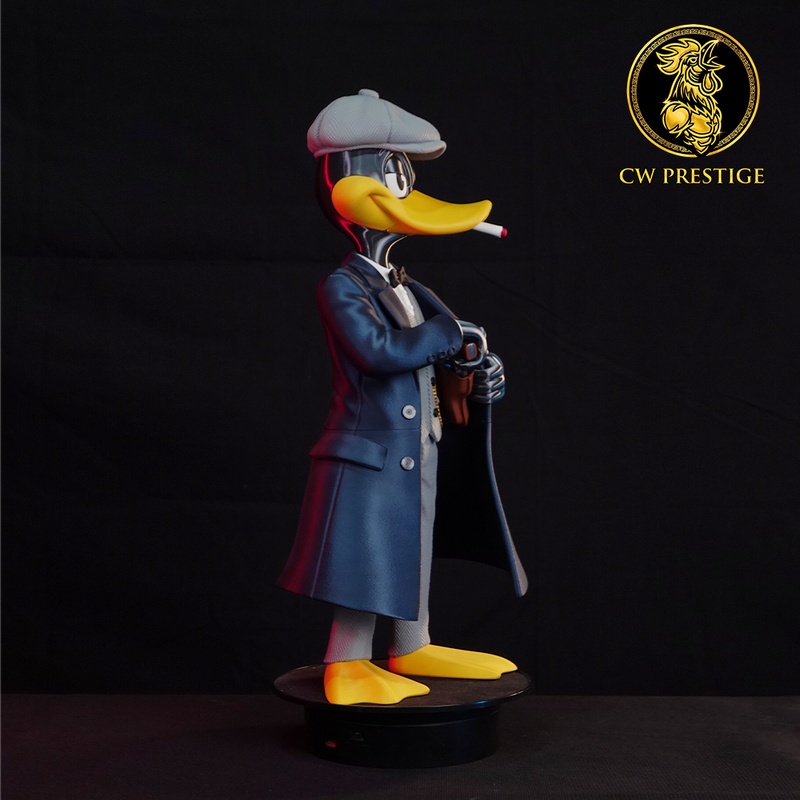 鸭嘴兽风格佩克莱盲人城市潮流3D打印模型|Daffy Duck – Peaky Blinders Urban Vibes – 3D Print Model