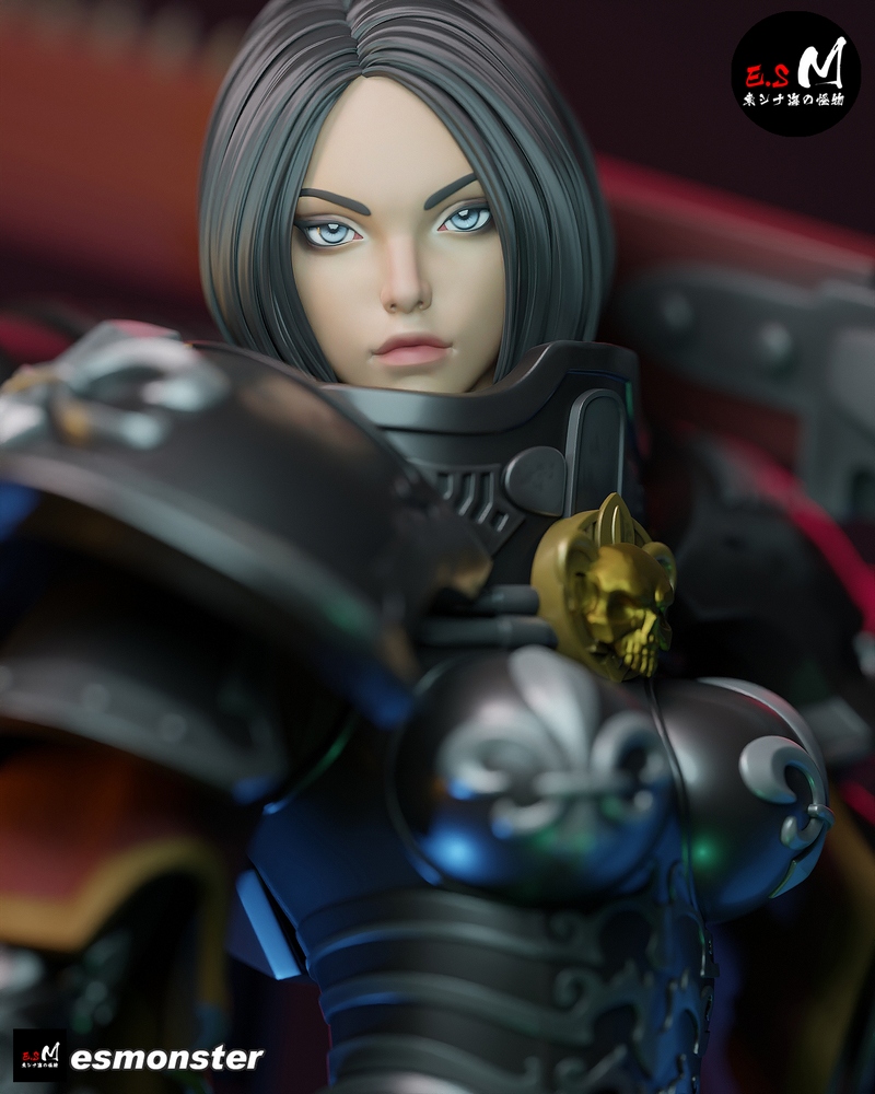 E.S怪物——战斗姐妹 3D打印模型|E.S Monster – Battle Sister – 3D Print Model