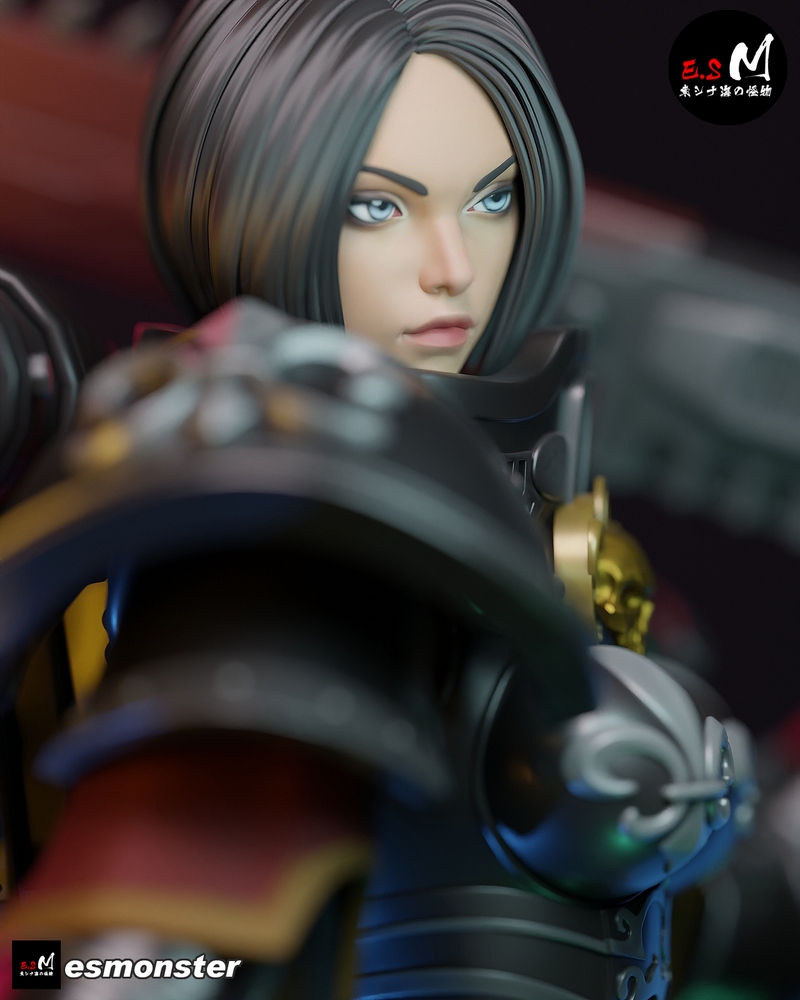 E.S怪物——战斗姐妹 3D打印模型|E.S Monster – Battle Sister – 3D Print Model