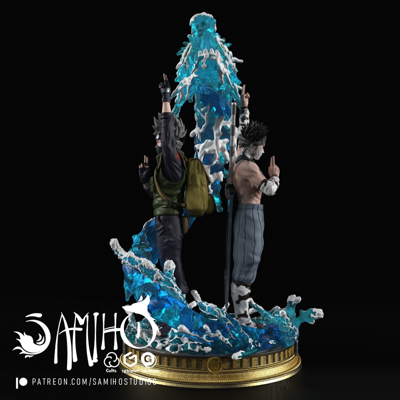 Samiho Studios – Kakashi vs Zabuza – 3D Print Model