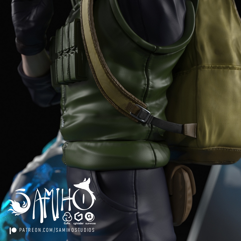 Samiho Studios – Kakashi vs Zabuza – 3D Print Model