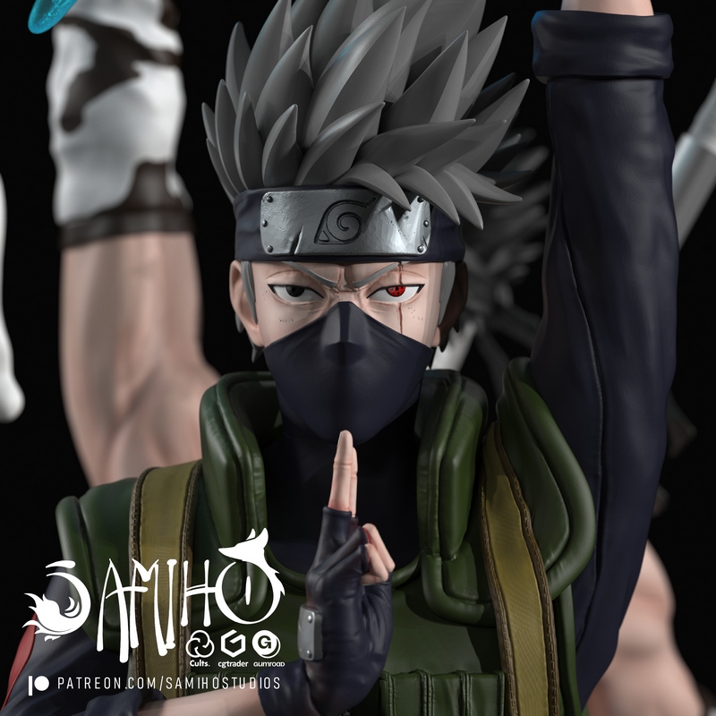 Samiho Studios – Kakashi vs Zabuza – 3D Print Model