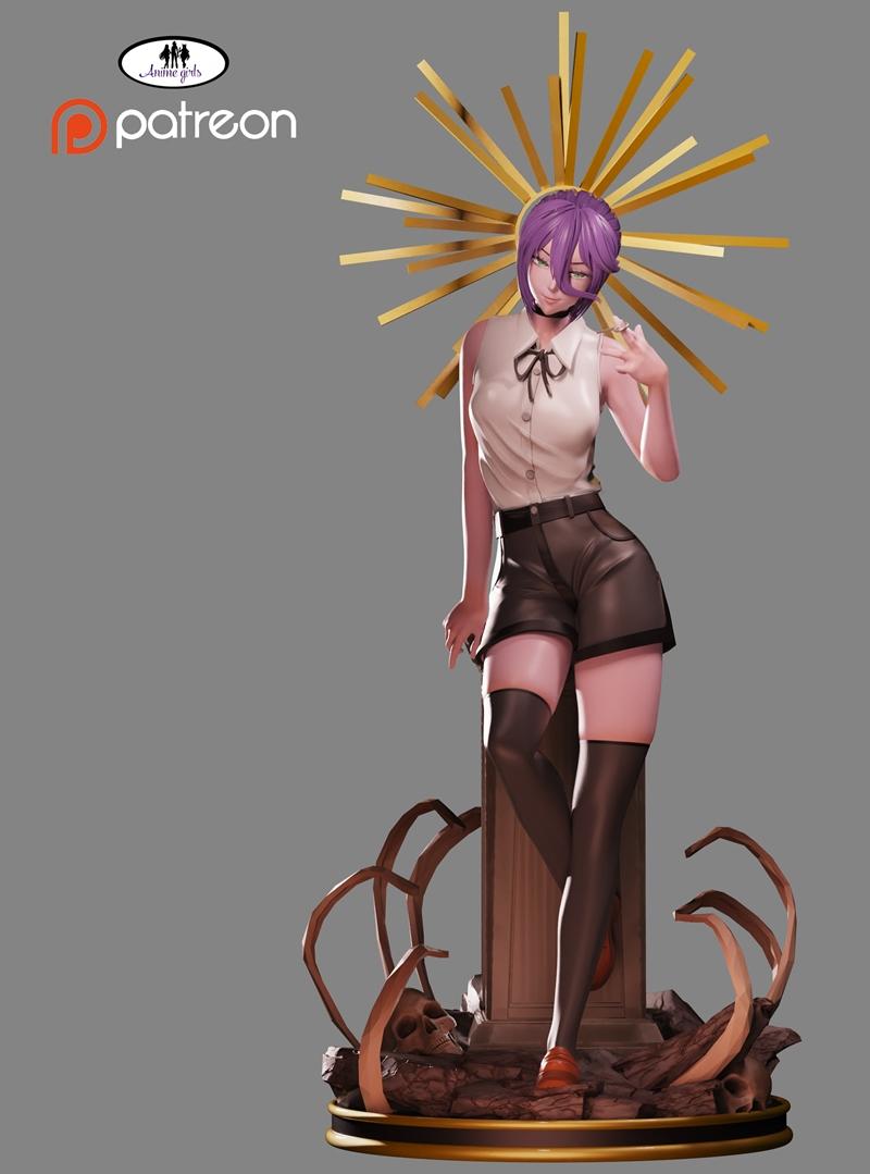 动漫角色Reze 3D打印模型|Anime Girls – Reze – 3D Print Model STL