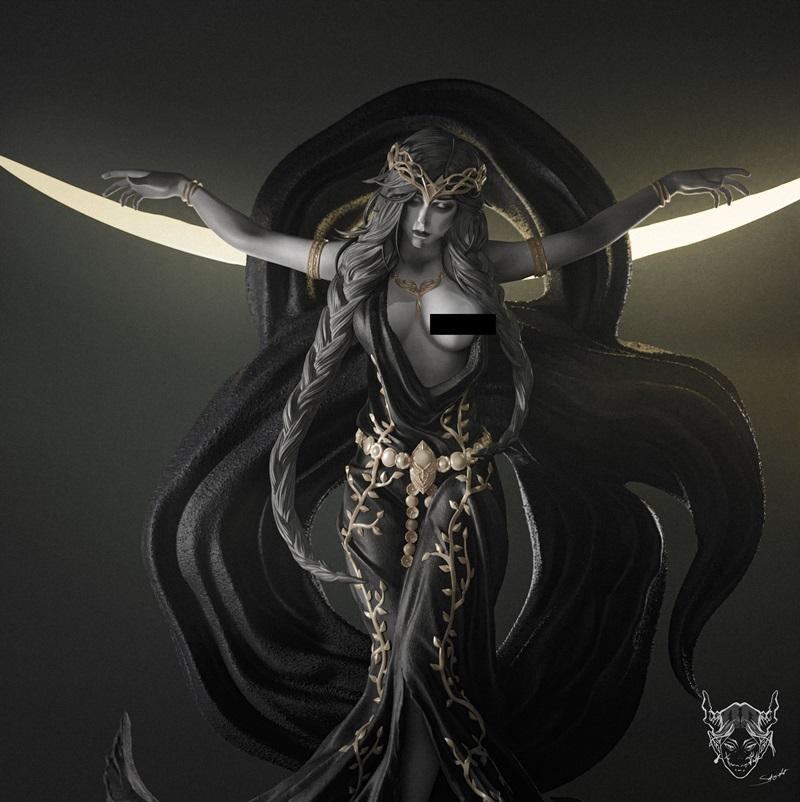 Abe3D - 皇后玛丽卡 - 3D打印模型|Abe3D – Queen Marika – 3D Print Model STL