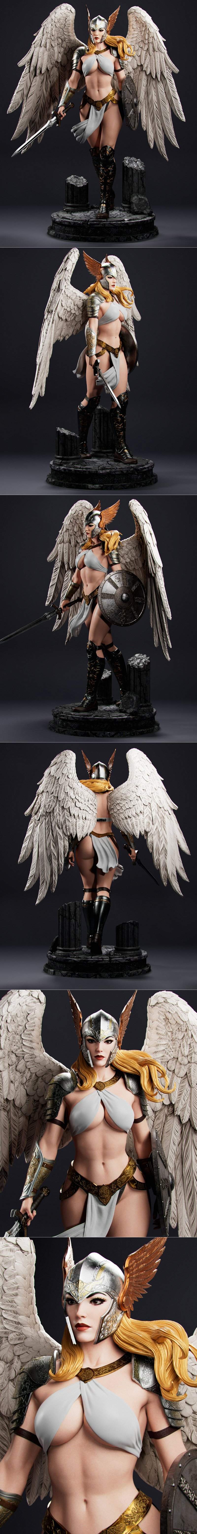Abe3D – Brynhildr Valkyrie – 3D Print Model STL