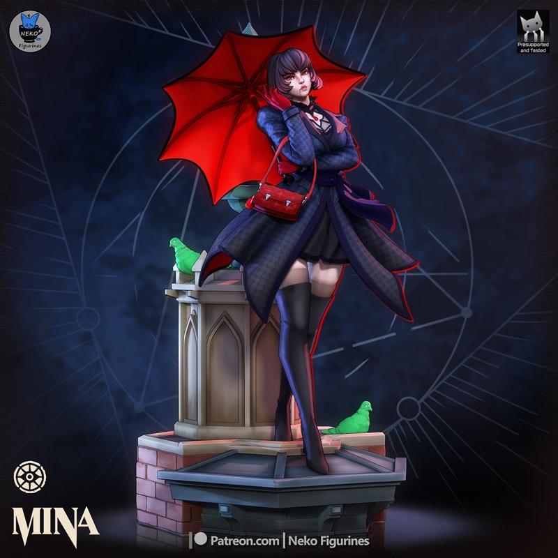 Neko Figurines – Mina (Deadlock) – 3D Print Model STL