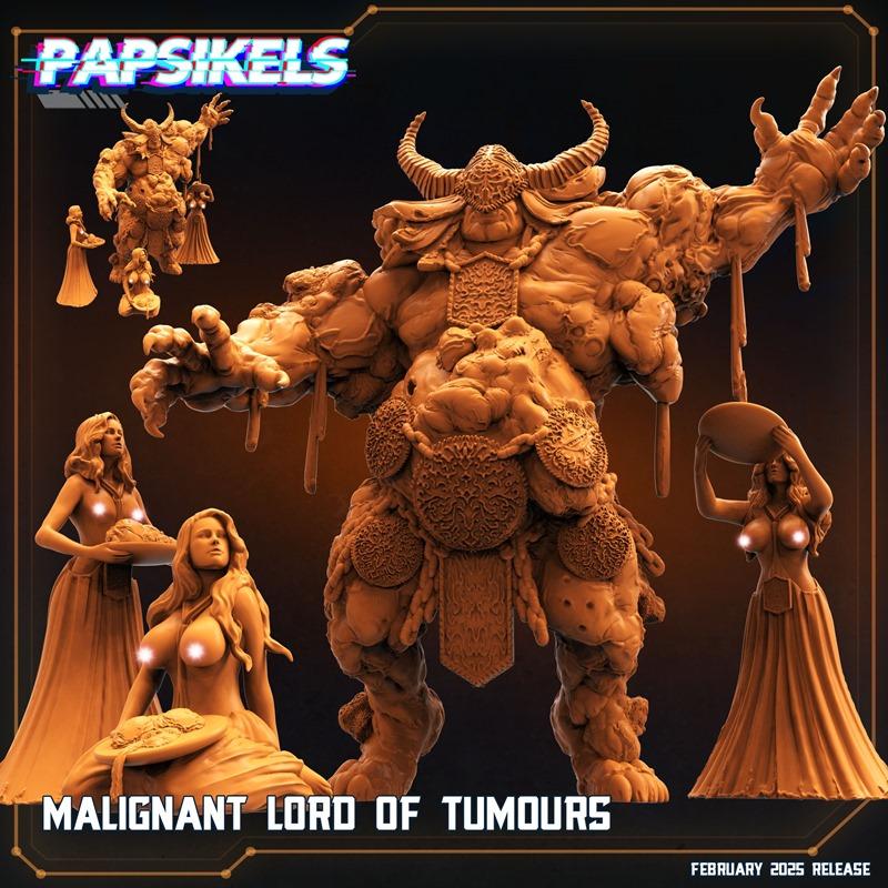 Papsikels Miniatures – Malignant Lord of Tumours – 3D Print Model STL