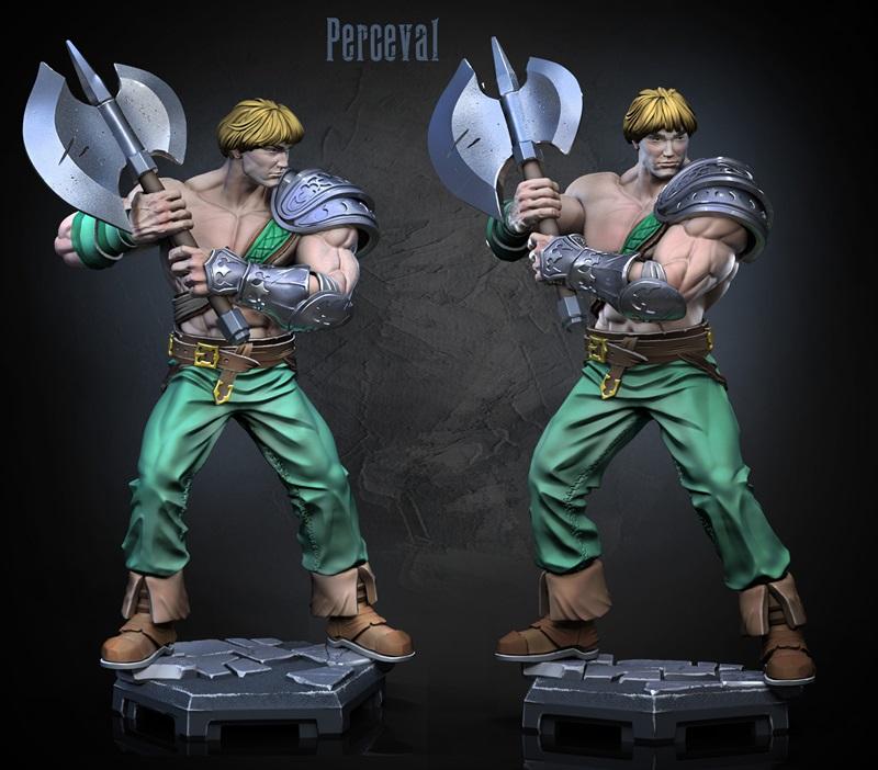Dragun Studios - 阿尔贝特 v1 - 3D打印模型|Dragun Studios – Perceval v1 – 3D Print Model STL