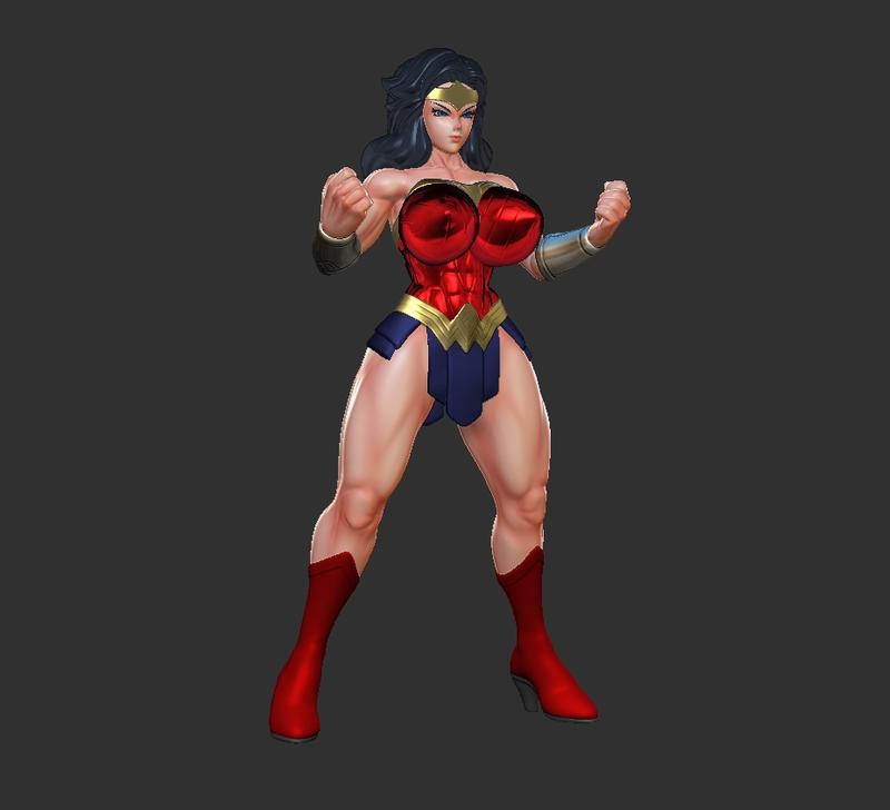Tojyo – Wonder Woman – 3D Print Model STL