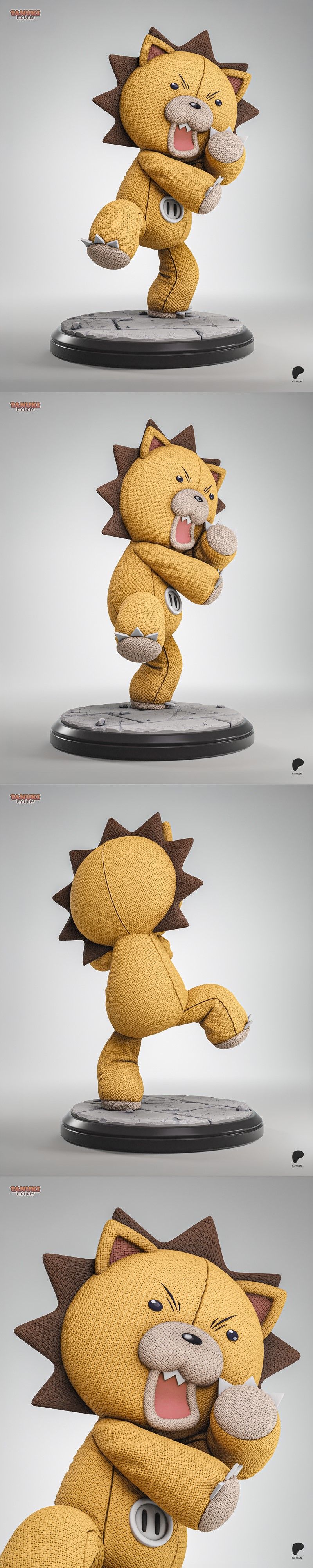 Tanuki Figures – Kon Extra – 3D Print Model STL