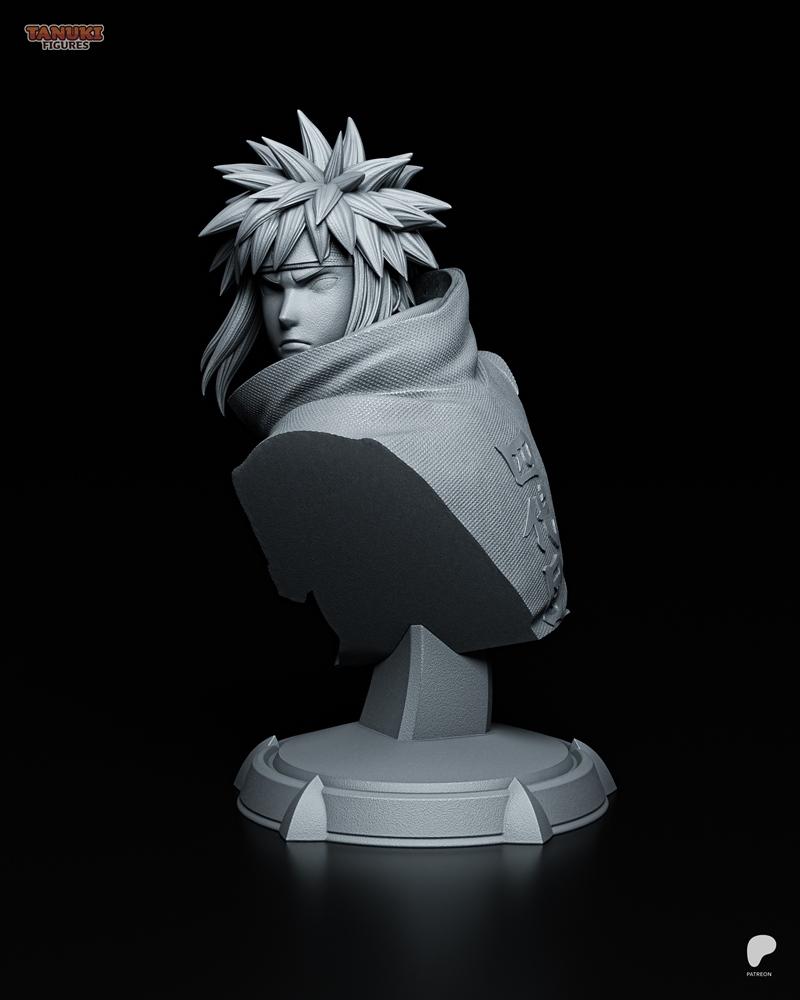 Tanuki Figures – Minato Bust – 3D Print Model STL