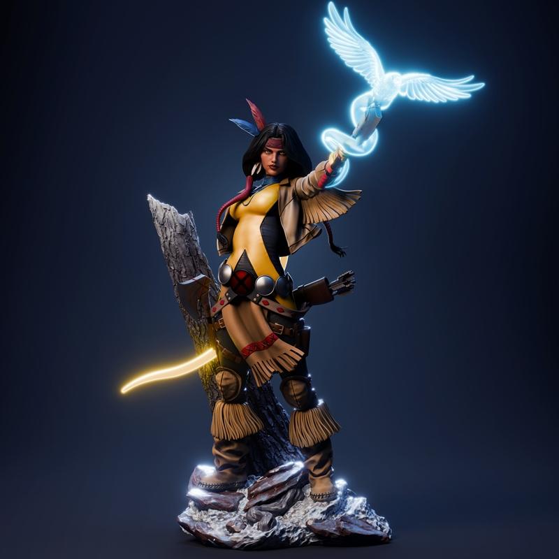 CA 3D Studios – Dani Moonstar – 3D Print Model STL