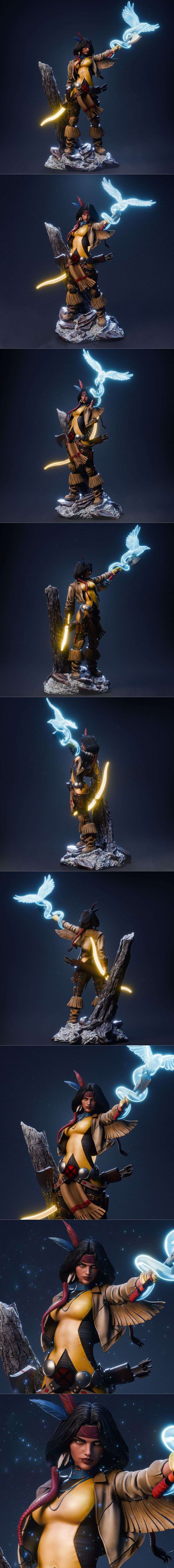 CA 3D Studios – Dani Moonstar – 3D Print Model STL