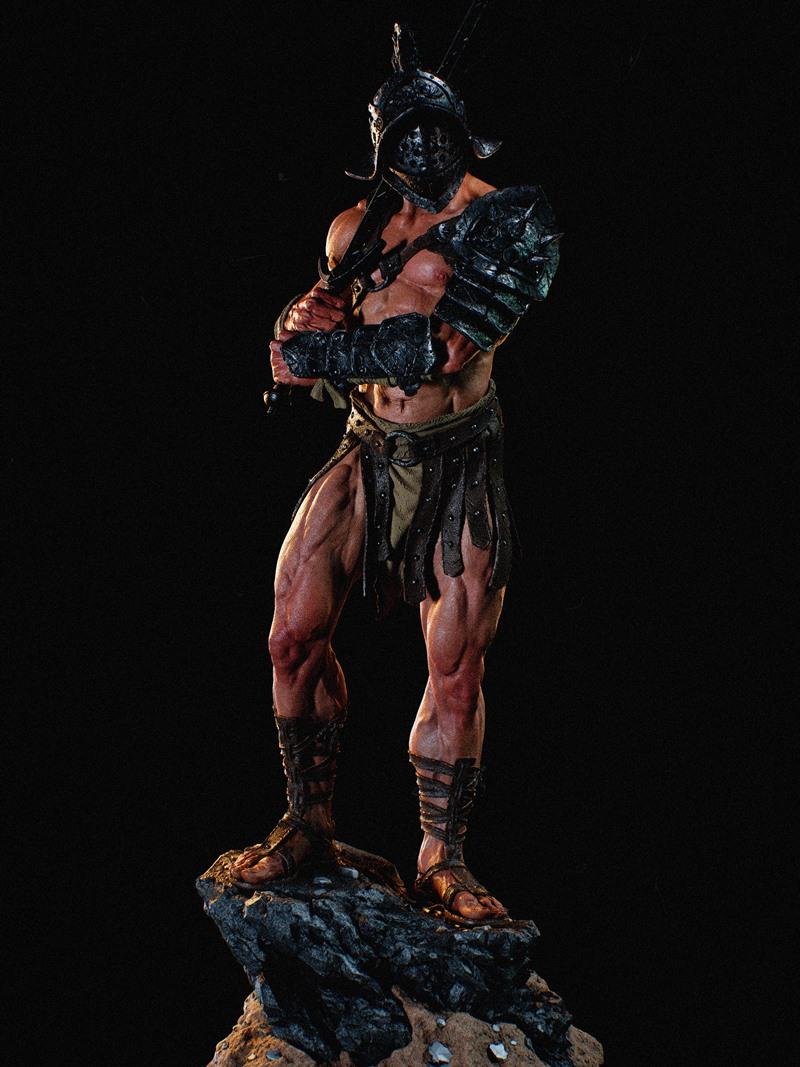 CA 3D Studios – Gladiador – 3D Print Model STL