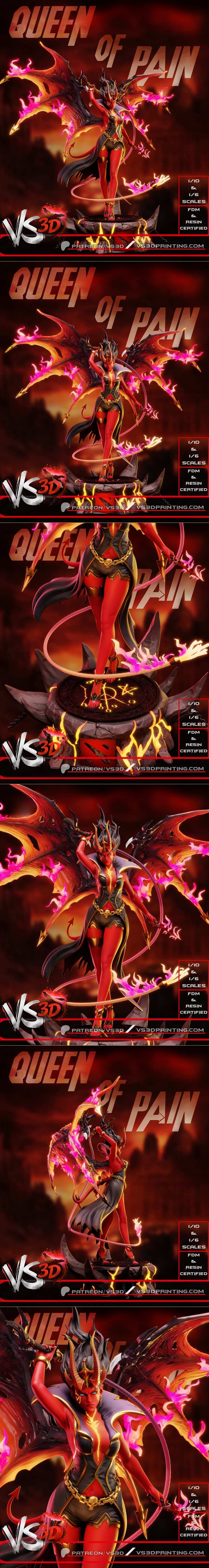VS3D – Queen Of Pain – 3D Print Model STL