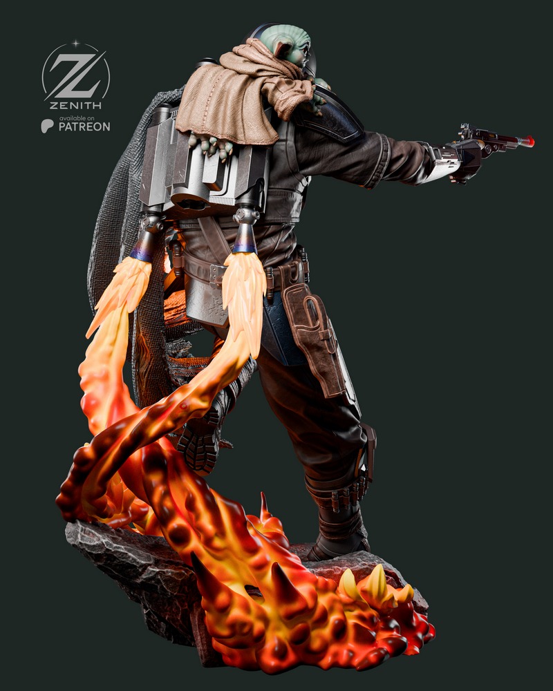 Zenith Studios – Mandalorian and Grogu Sculpt – 3D Print Model