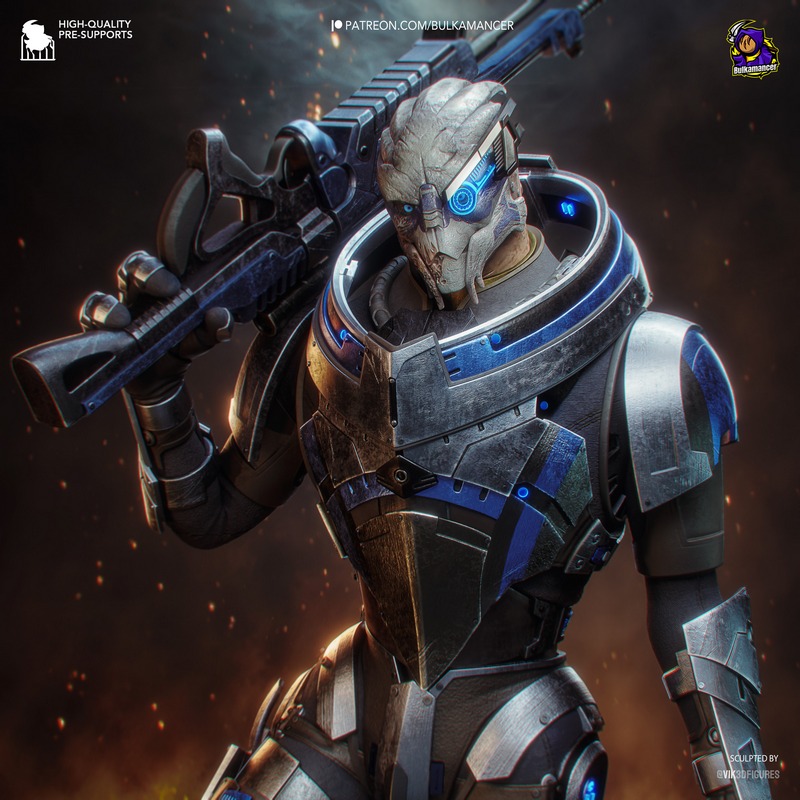 KC Studio – Garrus – Mass Effect – 3D Print Model