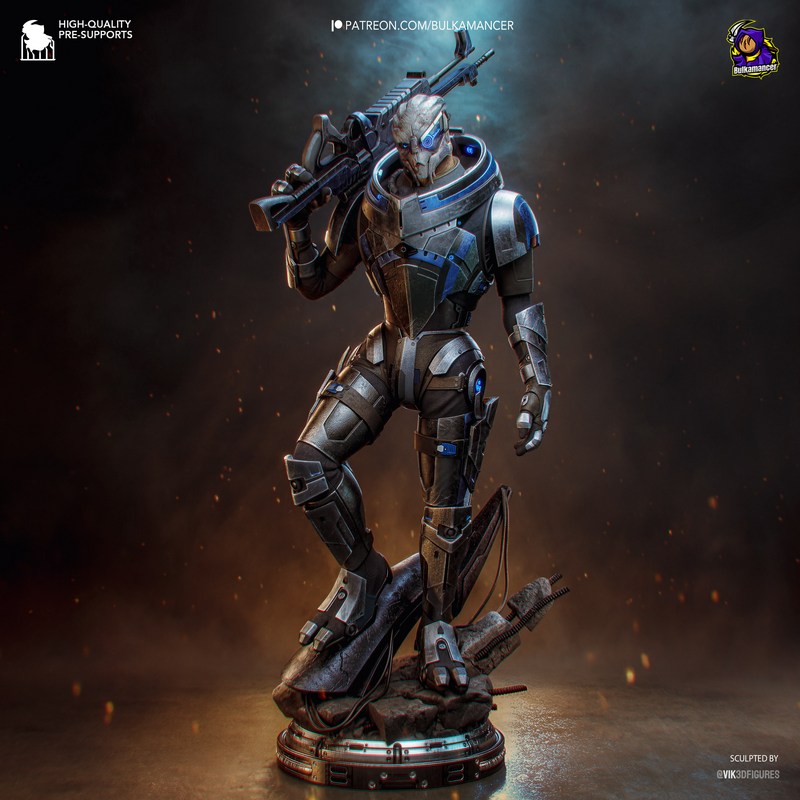 KC Studio – Garrus – Mass Effect – 3D Print Model